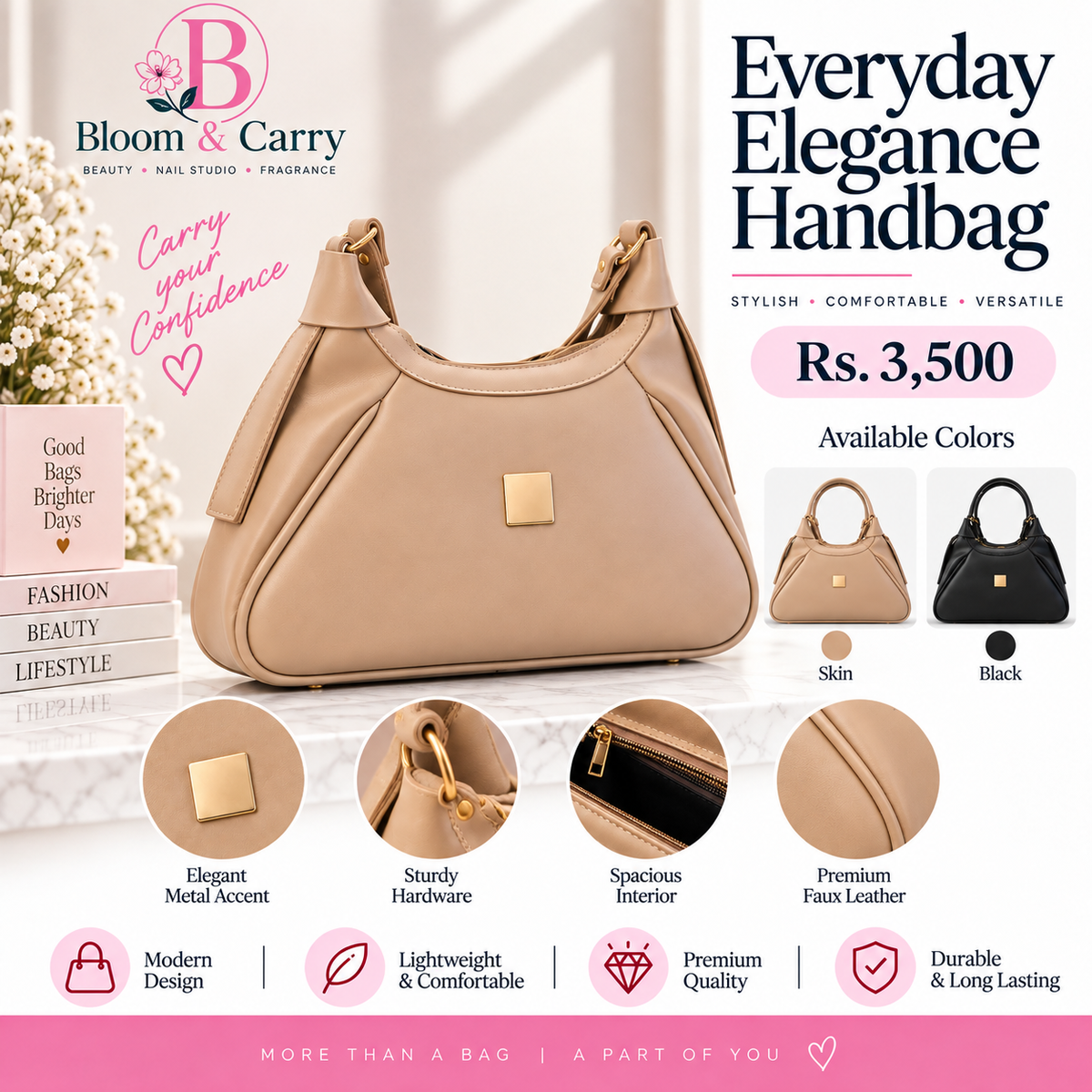 Everyday Soft Hobo Handbag