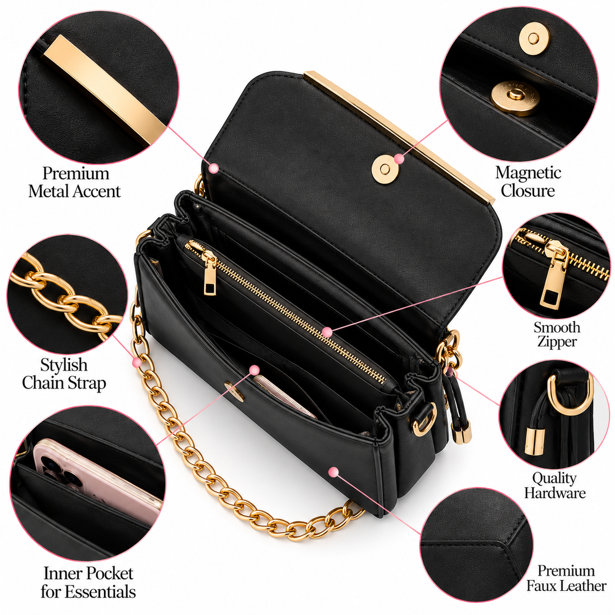 Chic Chain Shoulder Bag