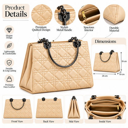 Luxury Handbag Elegant Versatile