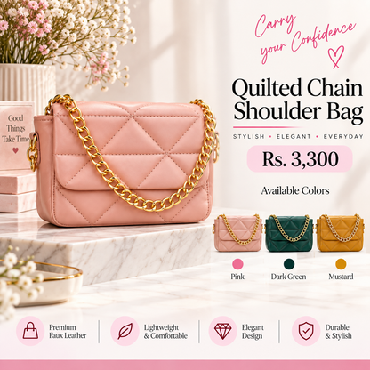 Quilted Chain Shoulder Bag
