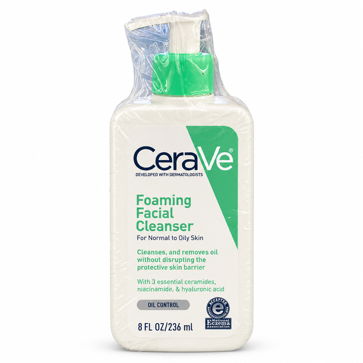 CeraVe Foaming Facial Cleanser for Normal to Oily Skin – 236ml