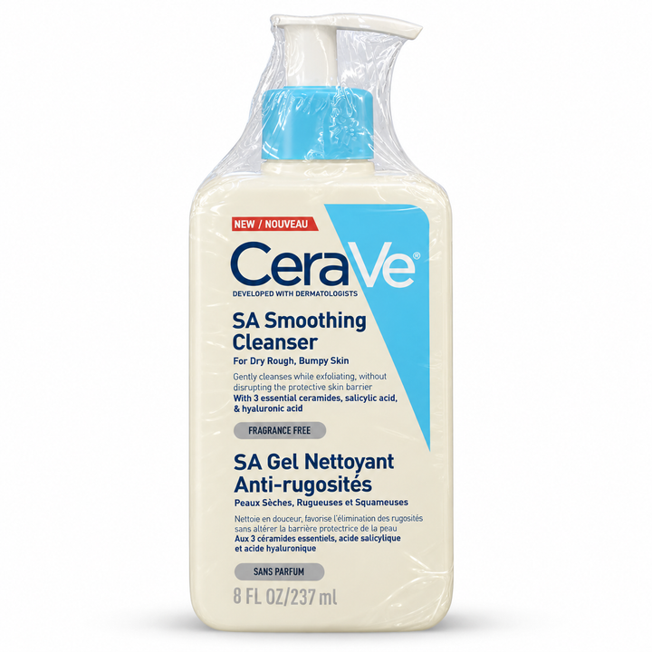 CeraVe SA Smoothing Cleanser for Rough & Bumpy Skin – 237ml