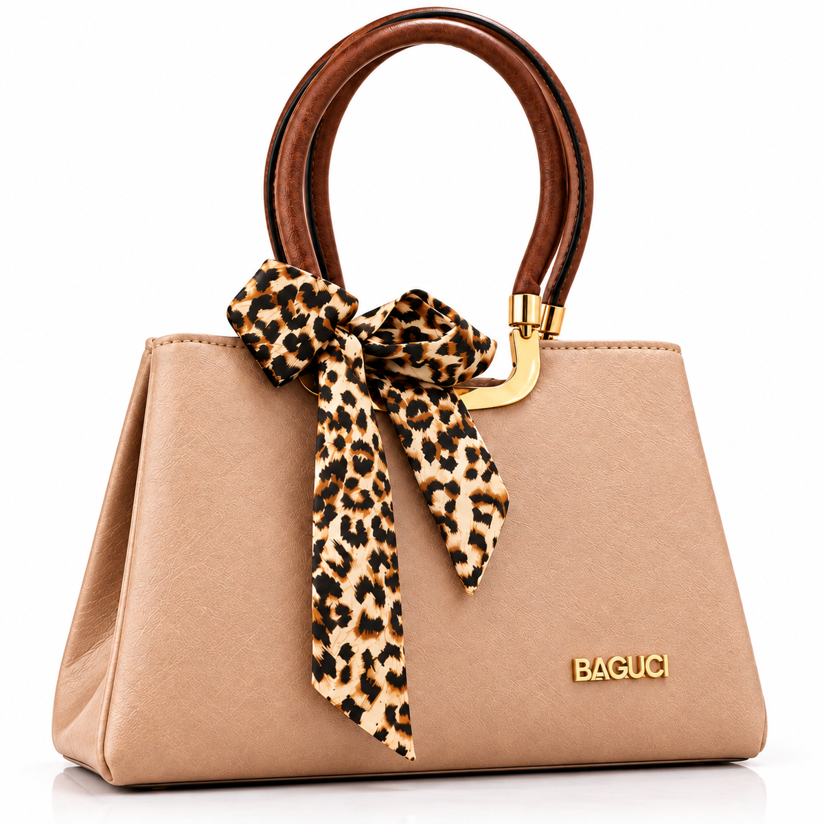 Leopard Bow Chic Handbag