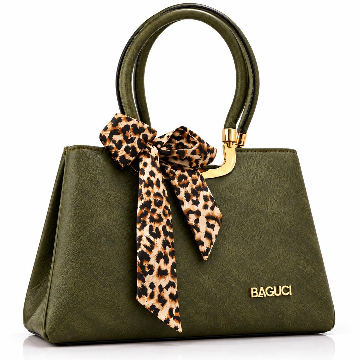 Leopard Bow Chic Handbag